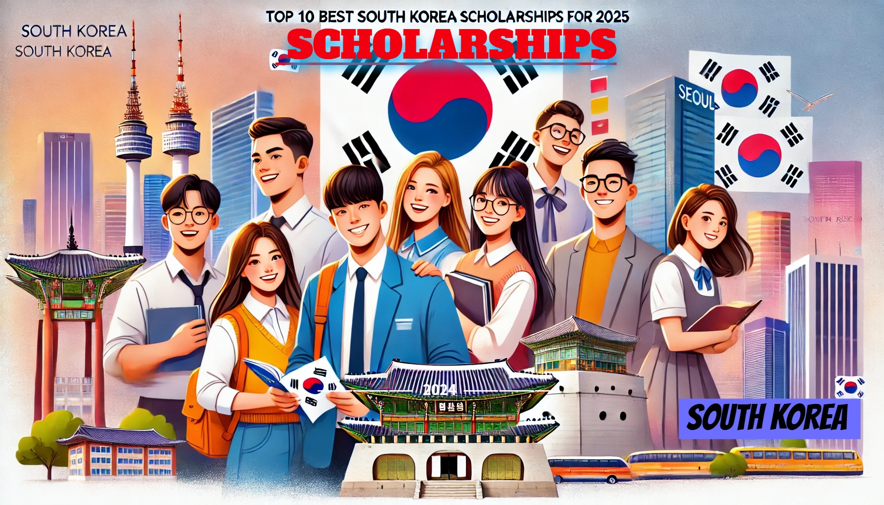 Top 10 Best South Korea Scholarships for 2025 | Study in South Korea