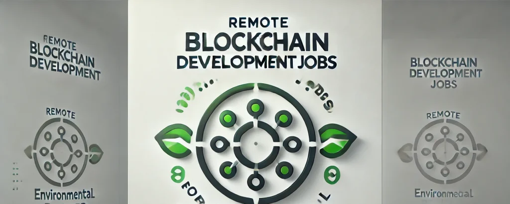 Remote Blockchain Development Jobs for Environmental Projects