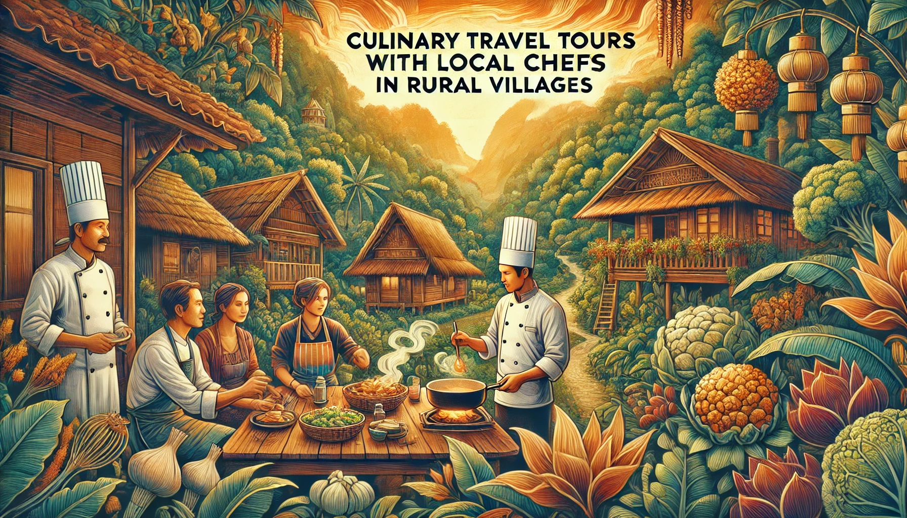 Culinary Travel Tours with Local Chefs in Rural Villages