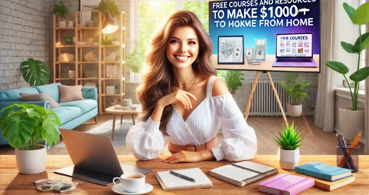 Free Courses and Resources to Make $1000+ from Home