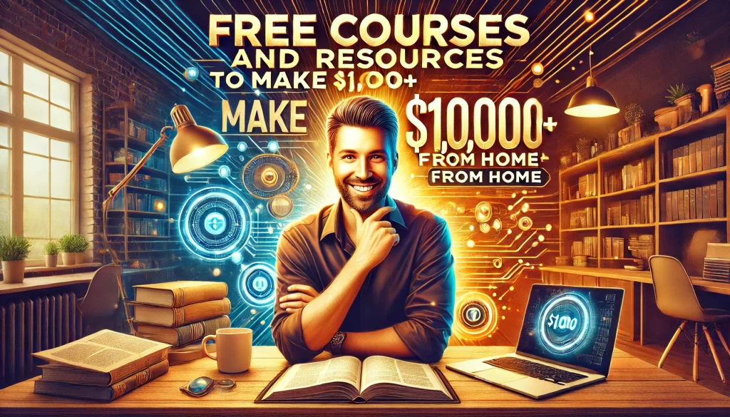 Courses and Resources to Make $1000+ from Home