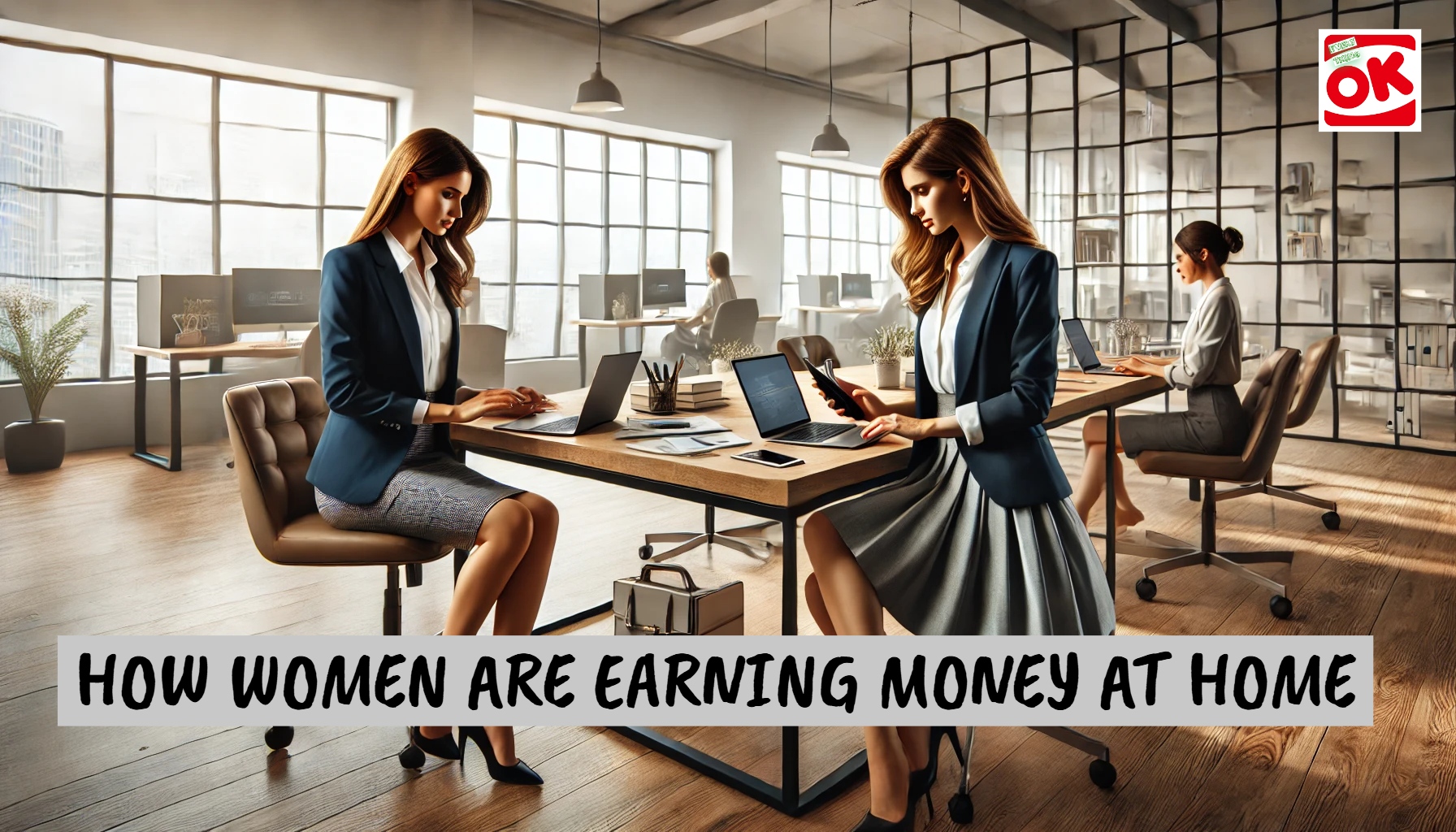 how women are making money online