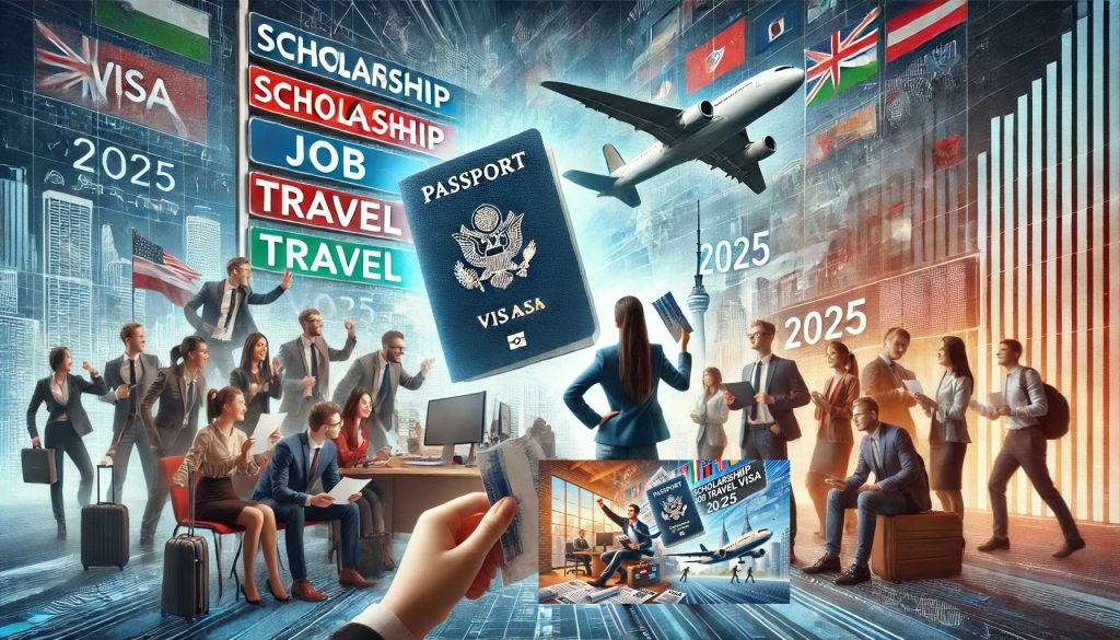 Scholarship Job Travel Visa for 2025